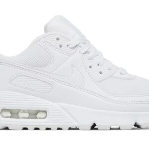 Nike Women's Air Max 90 Triple White Size 6 Wmn Triple White White/White/White