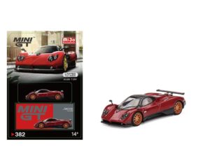 pagani zonda f rosso dubai 1/64 diecast model car by true scale miniatures mgt00382