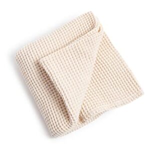 judith + lain Waffle Baby Blanket Boho Knit Swaddle - 39"x39" Neutral Receiving Blankets 100% Cotton | Gender Neutral Baby Registry Newborn Essentials