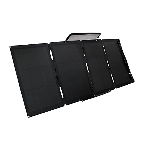 XDAY 200W 18V High-Efficiency Foldable Solar Panel,Portable Solar Panel Charger for Portable Power Station Generator, Waterproof IP68 for Outdoor Camping, RV, Off Grid System