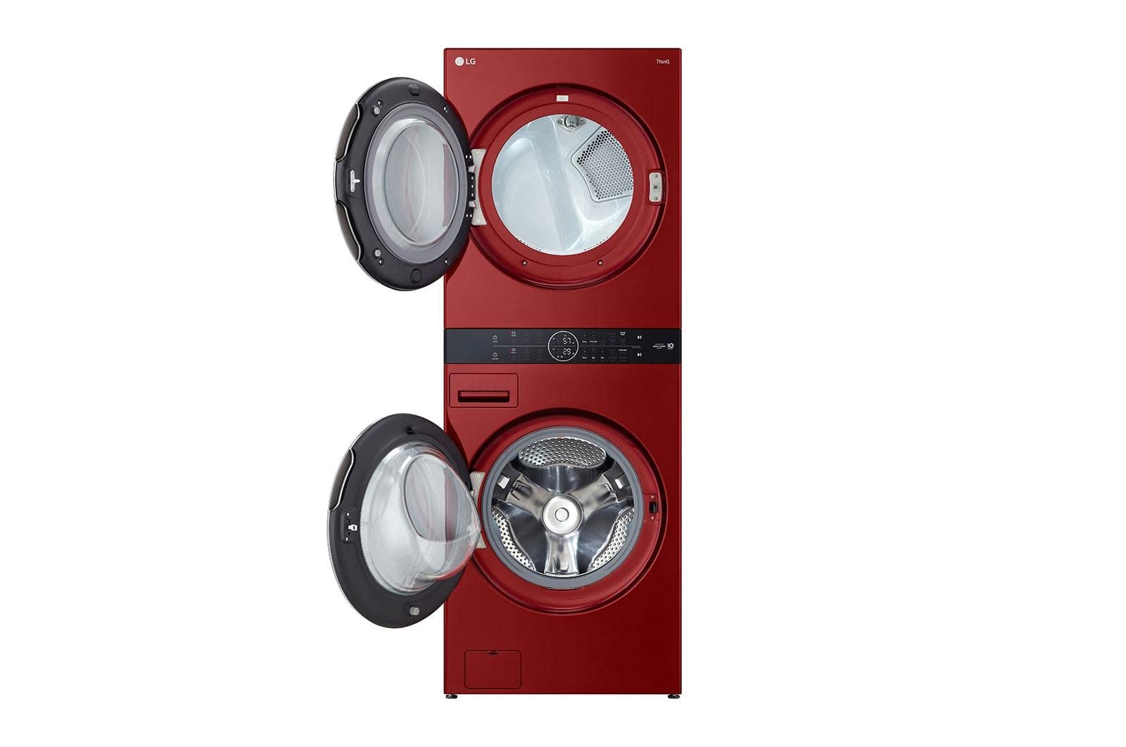LG WKEX200HRA WashTower Washer and Dryer with TurboWash (Candy Apple Red)