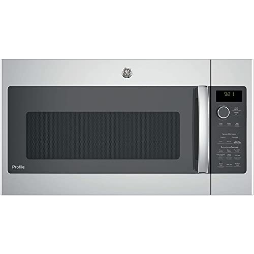 GE PVM9215SKSS Profile 2.1 Cu. Ft. Over-the-Range Sensor Microwave Oven Stainless Steel Bundle with 2 YR CPS Enhanced Protection Pack