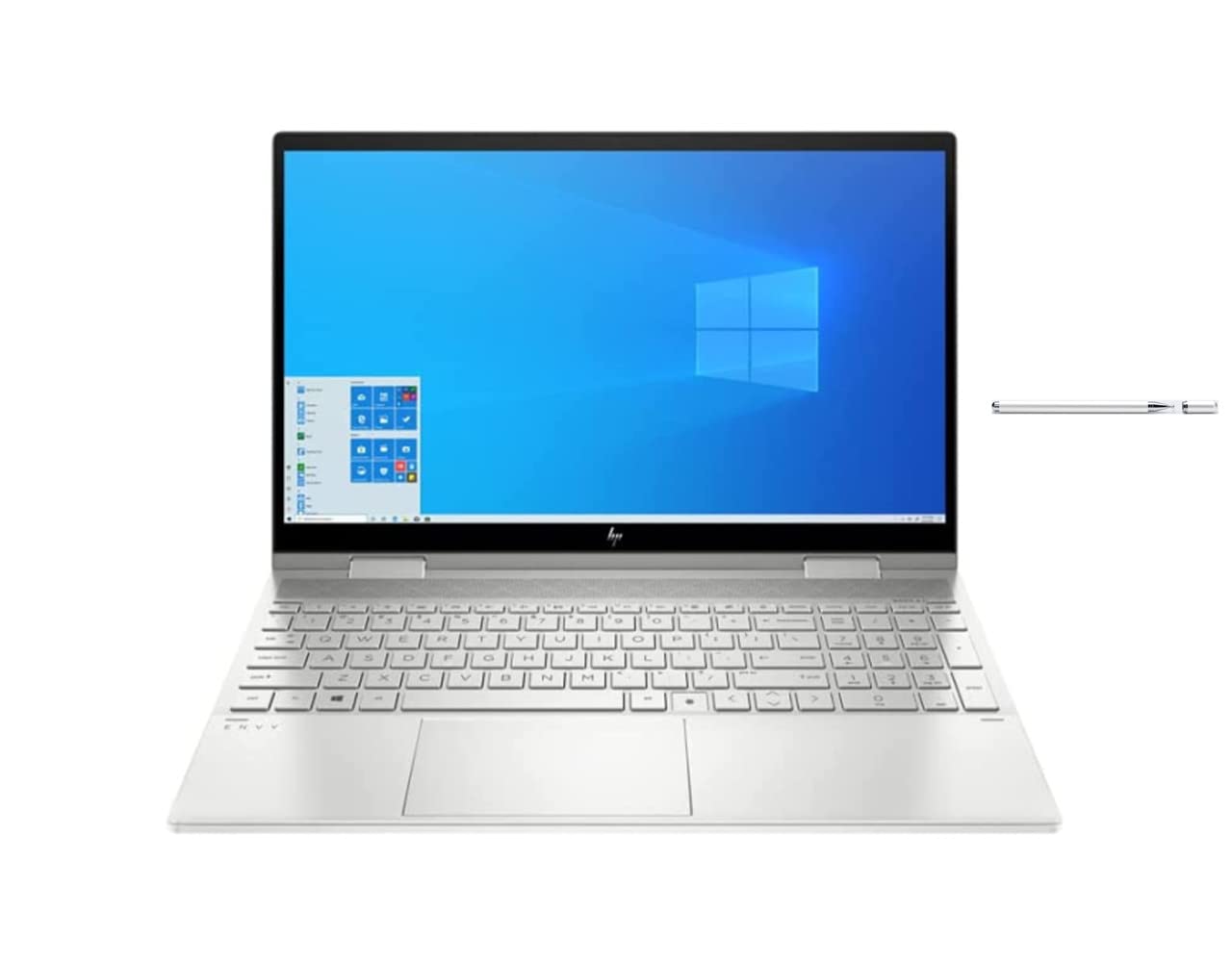 HP Envy X360 2-in-1 15.6" FHD IPS Touch-Screen Laptop | 11th Generation Intel Core i5-1135G7 | 32GB DDR4 RAM | 512GB SSD | Backlit Keyboard | Fingerprint | Windows 11 | with Stylus Pen Bundle