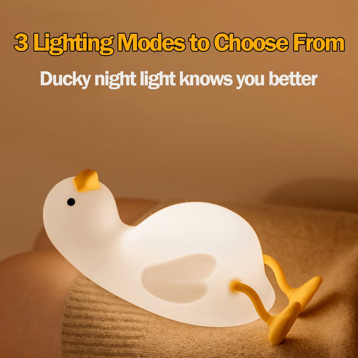 NICE POINT Night Light for Kids, Cute Blue Silicone Nursery Bunny Lamp for Babies and Toddlers, Sleeping NightLight for Little Girls, Animal Night Lamp for Bedroom, Kawaii Decoration for Kids Room