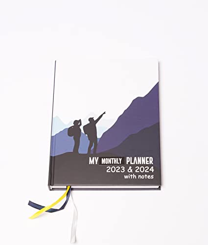 Monthly Planner 2023 & 2024 (Landscape)