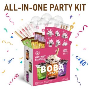 O’s Bubble Instant Marbling Boba Party Kit (Ambient) – 6 Servings