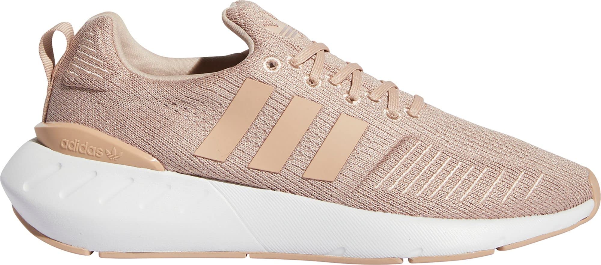 adidas Women's Swift Run 22 Sneaker, Ash Pearl/Ash Pearl/White, 6 M US