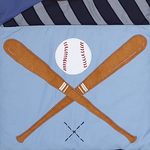 Lambs & Ivy Baby Sports 3-Piece Football/Basketball Baby Crib Bedding Set