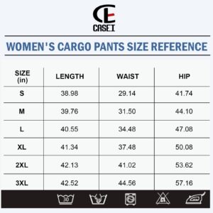 Cargo Pants Women Baggy Hiking Casual Cotton Military Tactical Army Combat Work Pants with 7 Pockets,Dark Gray S