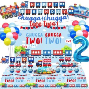 chugga chugga two two party supplies,train 2nd birthday party supplies,2nd birthday decorations for boys,chugga chugga two two party decorations,