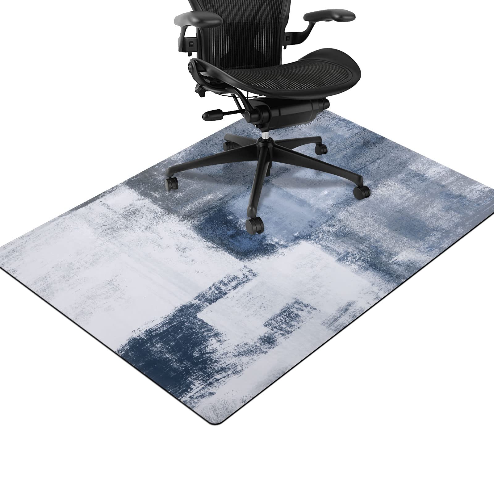 Pauwer Office Chair Mat for Hardwood Floors, 36'' x 48'' Computer Gaming Rolling Chair Mat, Low-Pile Desk Chair Mat Floor Mat Carpet Large Anti-Slip Floor Protector for Home Office