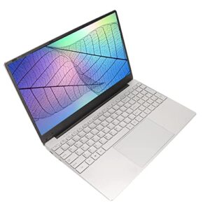 chiciris laptop computer, portable 15.6in laptop 2k resolution ips screen 16gb ram for home (16+512g us plug)