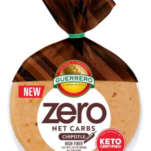 Mission Guerrero Zero Carb 0g Net Carbs - Keto Certified - 4.5" Street Taco - 14 Count, 8.89 oz. - Keto Friendly Low Carb Tortillas Variety Pack - 8 Packs