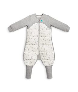 love to dream warm baby sleep suit (12-24 mo), super soft temp regulating sleeping sack, 2.5tog warm wearable blanket, white