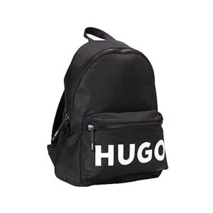 hugo men's bold logo nylon backpack