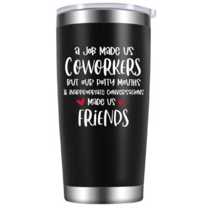 gspy wine tumbler - coworker gifts, funny gifts for coworker, coworker leaving gifts for women, men - funny birthday, mothers day, work, appreciation, farewell, going away gift for coworker