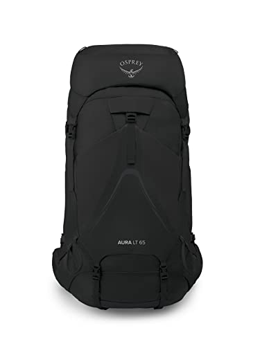 Osprey Aura AG LT 65L Women's Backpacking Backpack, Black, WM/L