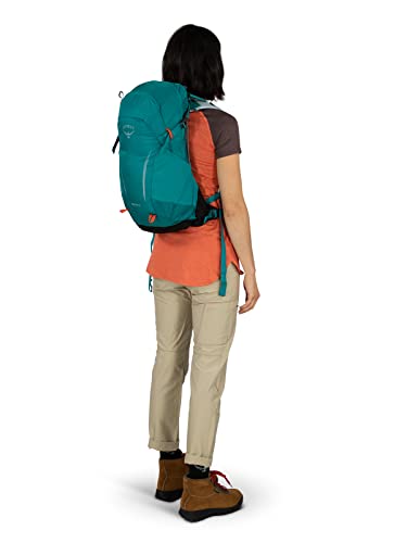 Osprey Hikelite 18L Unisex Hiking Backpack, Escapade Green