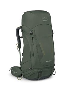 osprey kestrel 68l men's backpacking backpack, bonsai green, l/xl