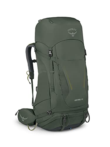 Osprey Kestrel 68L Men's Backpacking Backpack, Bonsai Green, L/XL