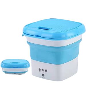 folding washing machine for clothes with dryer bucket washing mini washing machine for socks underwear with drying centrifuge