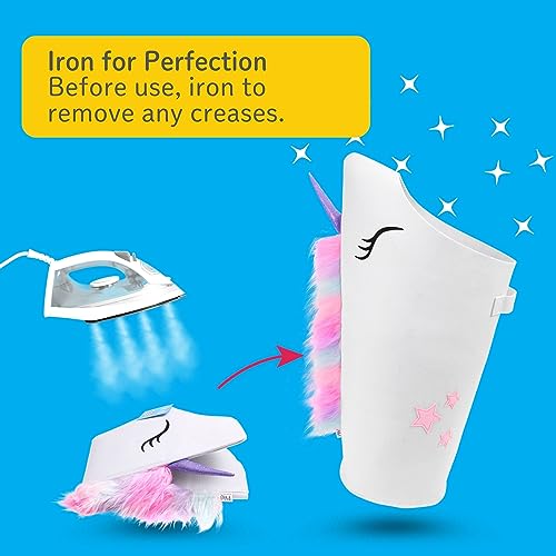 Pikl Girls Laundry Hamper Patented design Unicorn Hamper Quality Kids Hamper with Carry Handle. Use as a Unicorn basket Girls Laundry Basket Girls Hamper for Bedroom Kids Laundry Basket Unicorn Decor