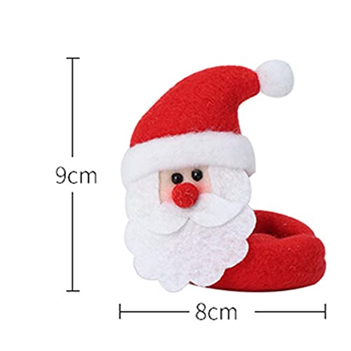 HHmei Claus Snowman Santa Xmas Pendants Christmas Cup Table Decor Wine Glass Pendants Christmas Cup Decoration Rings SGCABIBxRich8a