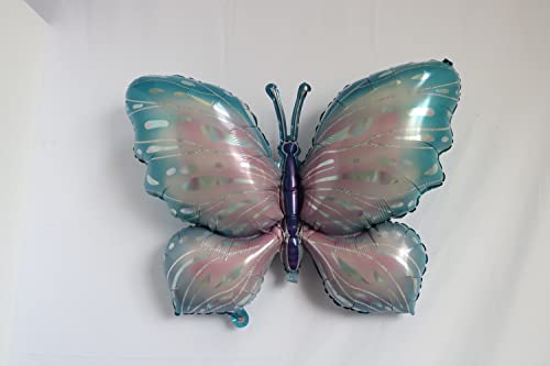 9pcs 40inch Butterfly foil balloons for butterfly theme birthday party decorations