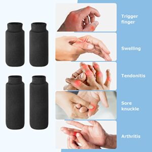 Helthrelife Finger Ice Sleeves 4 Ice Packs for Fingers, Thumbs & Toes Hot Cold Therapy for Arthritis, Tendinitis, Trigger Finger and Swollen Finger