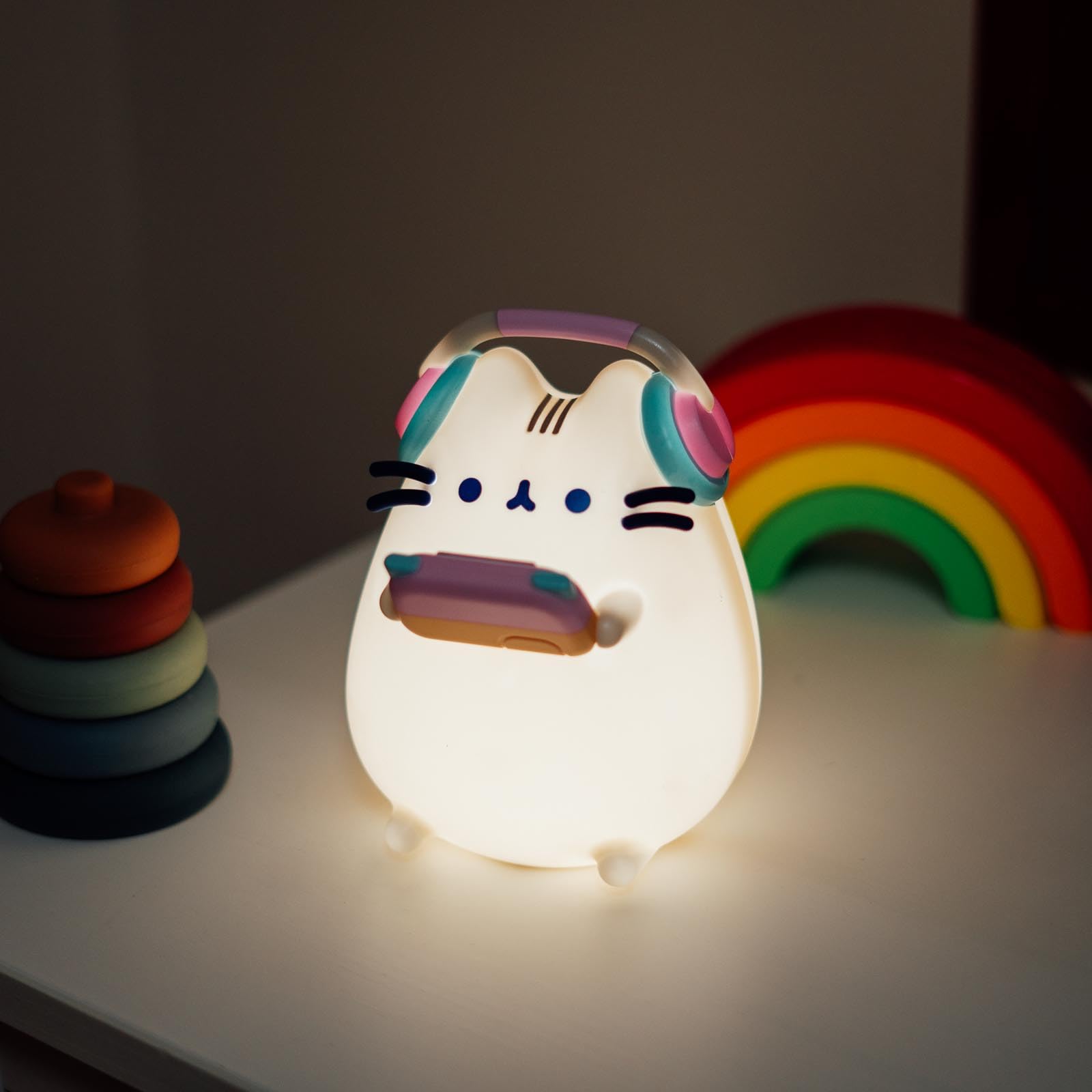 Grupo Erik Official Pusheen Gamer Lamp - Cat Lamp - Kids Lamp - Pusheen Gifts - Night Lamp for Bedroom Kids - Kids Lamps for Bedroom - Night Light Kids - Baby Night Light - Cat Light