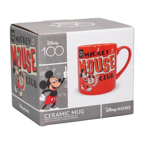 Disney Half Moon Bay Mickey & Friends Mug - Mickey Mouse Boxed Mug - 325ml - Mickey Mouse Kitchen Accessories - Mickey Mouse Gifts - Office Mug