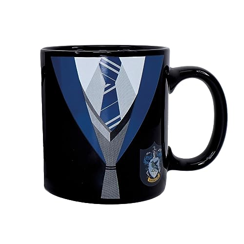 Harry Potter Half Moon Bay Mug - 400ml - Colour Change Mug - Ravenclaw Uniform Cup - Ravenclaw Gifts