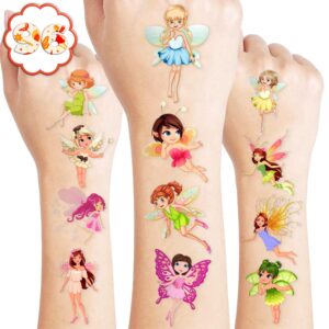 fairy tattoos birthday party supplies decorations party favors 96pcs tattoos stickers cute kids girls boys gifts classroom school prizes themed christmas