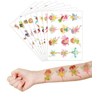 Fairy Tattoos Birthday Party Supplies Decorations Party Favors 96PCS Tattoos Stickers Cute Kids Girls Boys Gifts Classroom School Prizes Themed Christmas