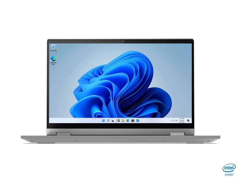 Lenovo 2022 Newest Flex 5i 14" FHD Touchscreen 2-in-1 Laptop Computer, Dual Core Intel i3-1115G4 (Upto 4.1GHz, Beats i5-1030G7), 4GB RAM, 256GB SSD, WiFi, Webcam, Platinum Gray, Win 11+MarxsolCables