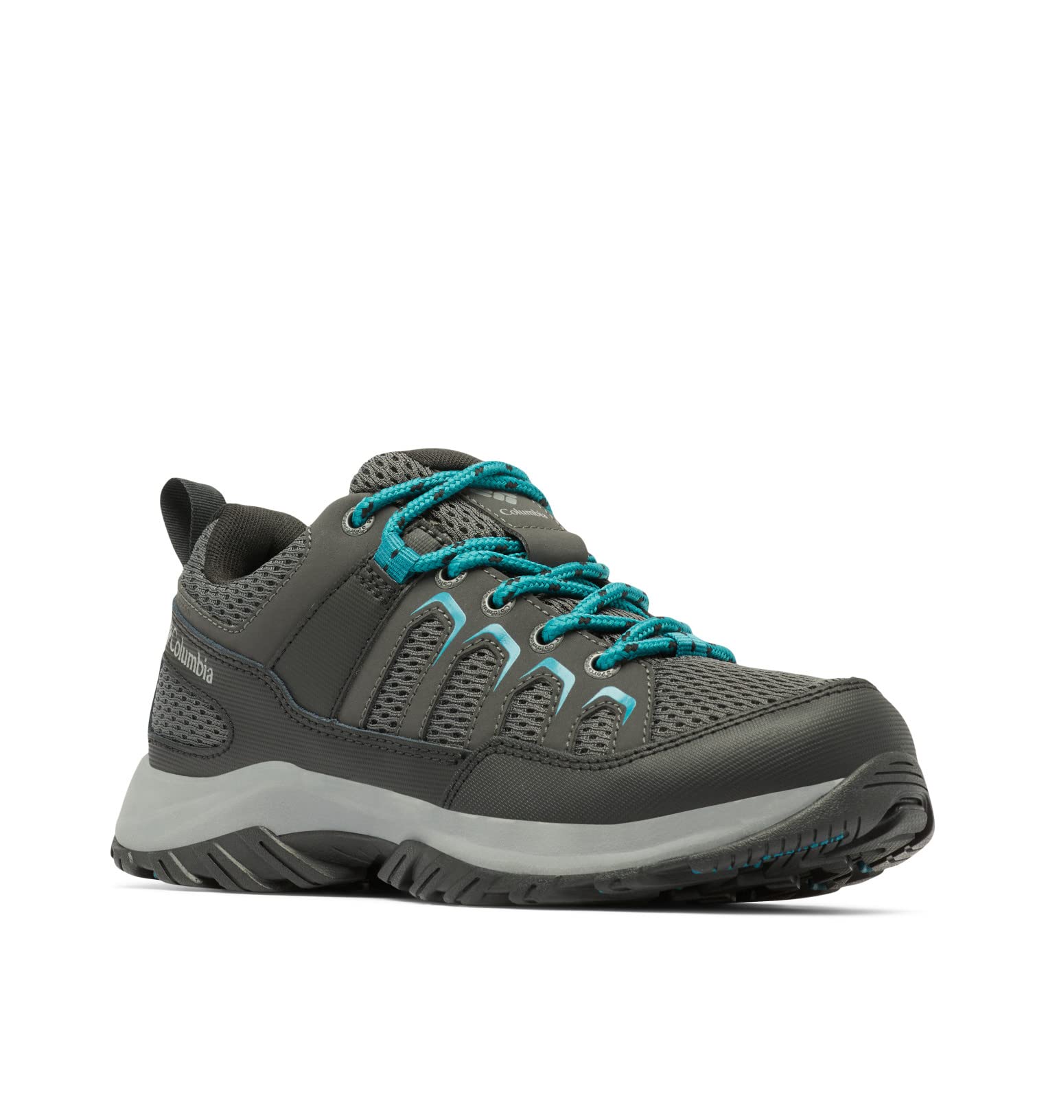 Columbia Women's Granite Trail Waterproof, Shark/River Blue, 10