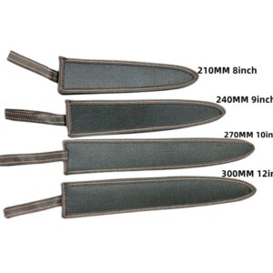Aibote Nylon Knife Sheath Cover Case Holder Protector for Yanagiba Sujihiki Slicer Japanese Sushi Knives Chef Accessories (10 inch)
