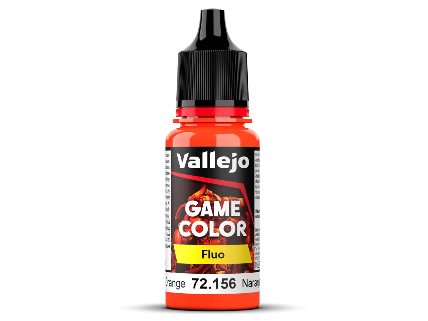 Vallejo Game Color, Fluorescent Orange, 18 ml