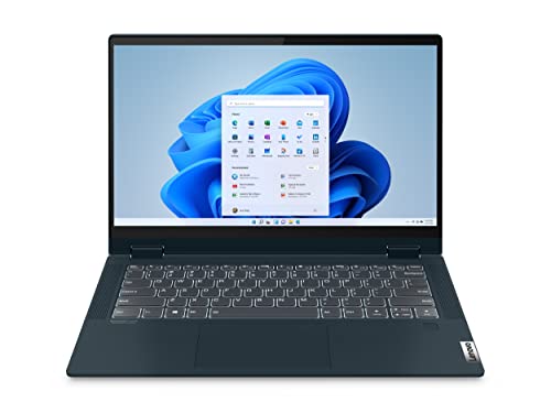 Lenovo 82HU0159US, Ideapad Flex 5-2022 - Everyday Notebook - 2-in-1 Laptop - Windows 11-14" Full HD Touchscreen - 4 GB Memory - 128 GB Storage - AMD Ryzen 3 - Abyss Blue