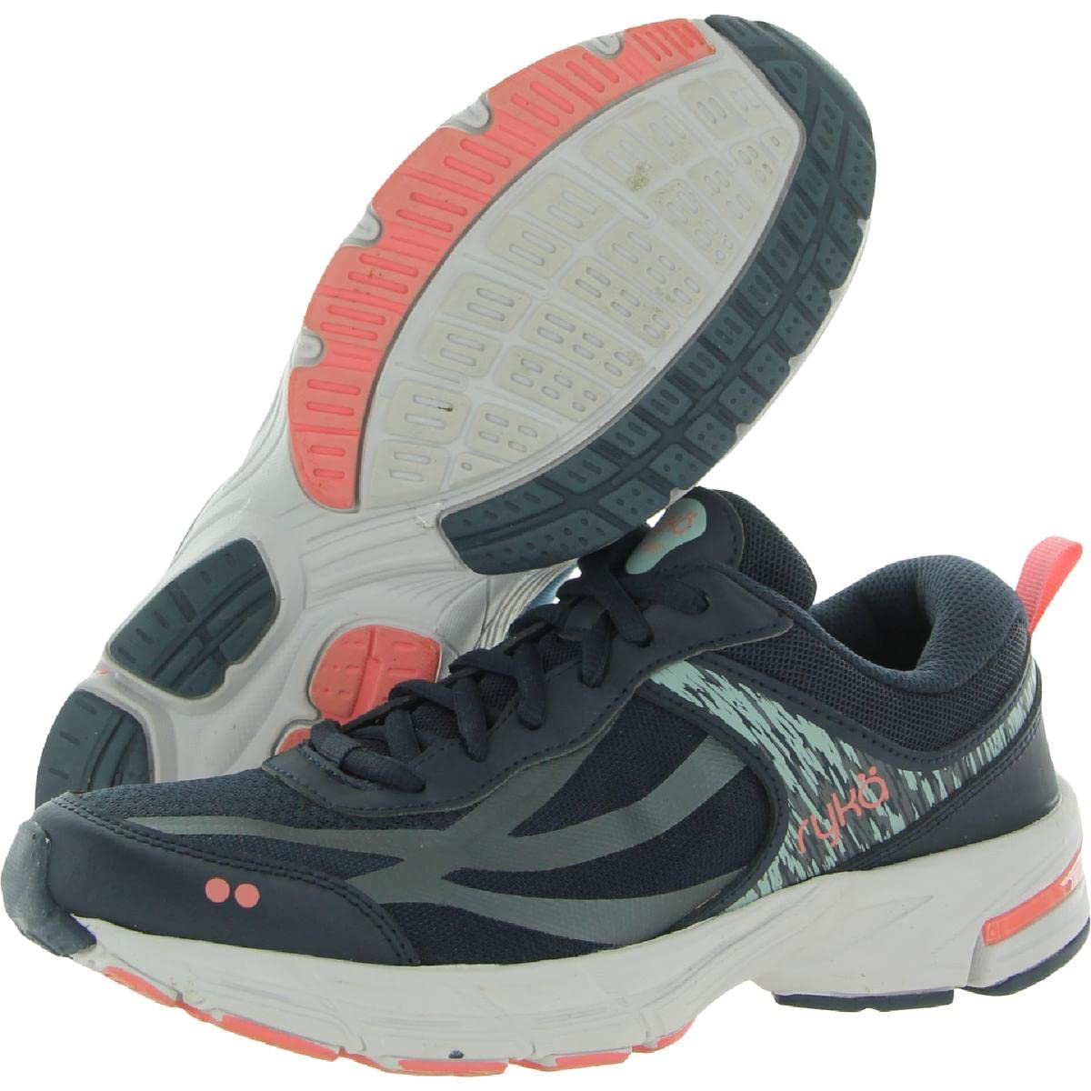 Ryka Womens Icon Fitness Walking Athletic and Training Shoes Navy 5 Medium (B,M)