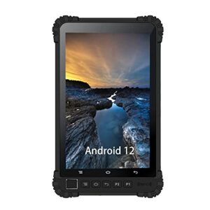 upgraded rugged android tablet, 8" ip68 waterproof ruggedized tablet with octa-core cpu,android 12.0, 6gb ram,1284gb storage, wi-fi, 13 mega camera,waterproof tablet for enterprise mobile field work