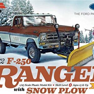 MOE2568 Moebius Model 1/25 1972 Ford F250 Ranger XLT Snow Plow Equipment Plastic Model