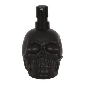 something different dark matter skull soap dispenser (one size) (black)