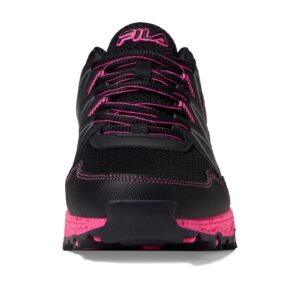 Fila at Peake 24 TN Black/Pink Glo/Metallic Silver 6.5 B (M)