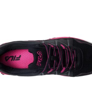 Fila at Peake 24 TN Black/Pink Glo/Metallic Silver 6.5 B (M)