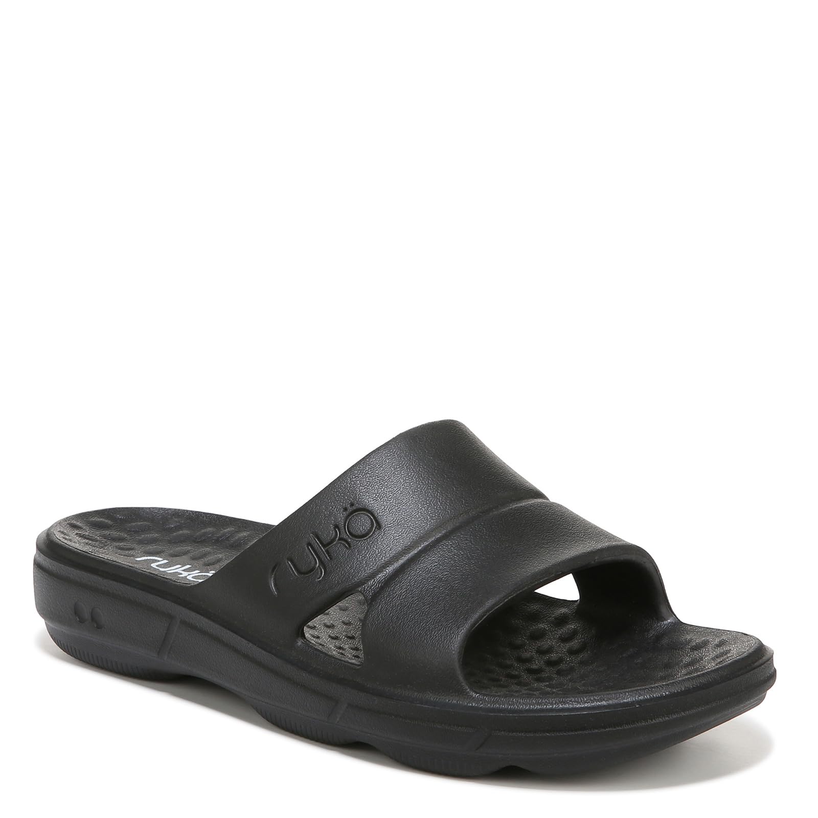 Ryka Women's Restore Slide Recovery Sandal Black 9 M