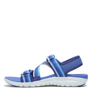 ryka women's savannah iii strappy sandal sodalite blue 8.5 w
