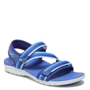 Ryka Women's Savannah III Strappy Sandal Sodalite Blue 8.5 W