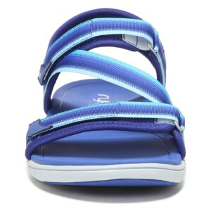 Ryka Women's Savannah III Strappy Sandal Sodalite Blue 8.5 W