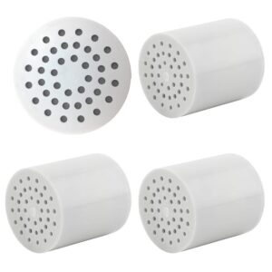 15 stage shower filter,replacement shower cartridge filter with vitamin c, shower head replacement filter for hard water（4 pack）